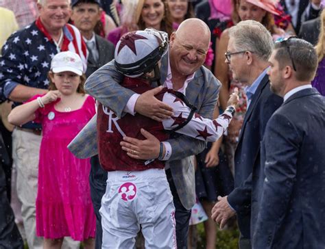 kneeling jockey|Kenny McPeek completes Oaks